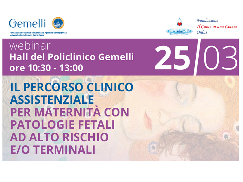 Al Policlinico Gemelli la presentazione del Percorso Clinico Assistenziale dedicato all'Hospice Perinatale